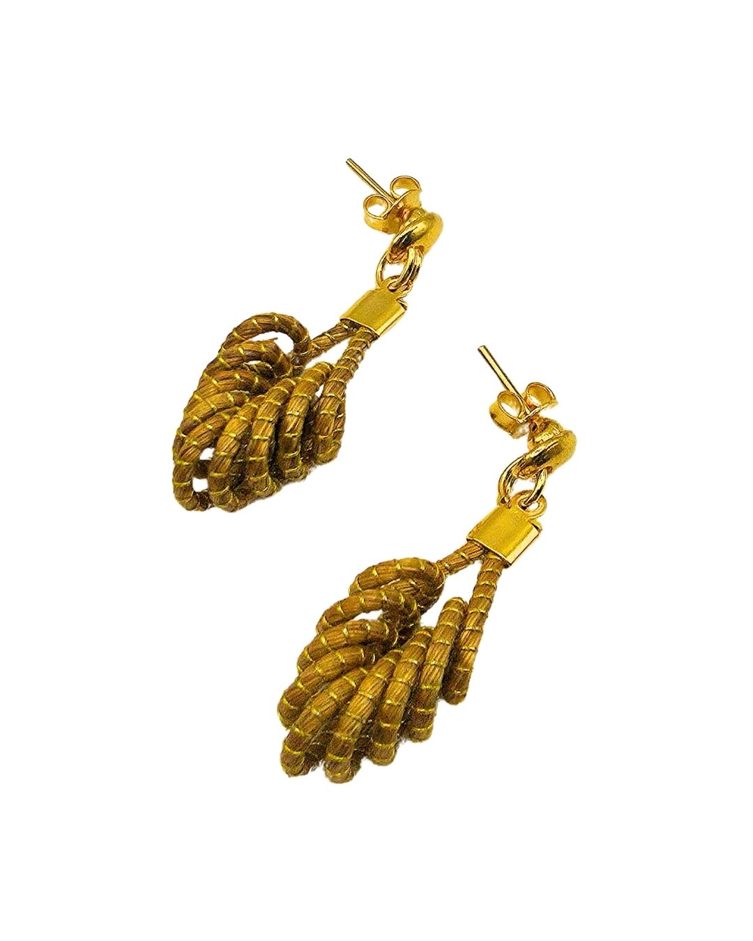 Golden Cascade Earrings