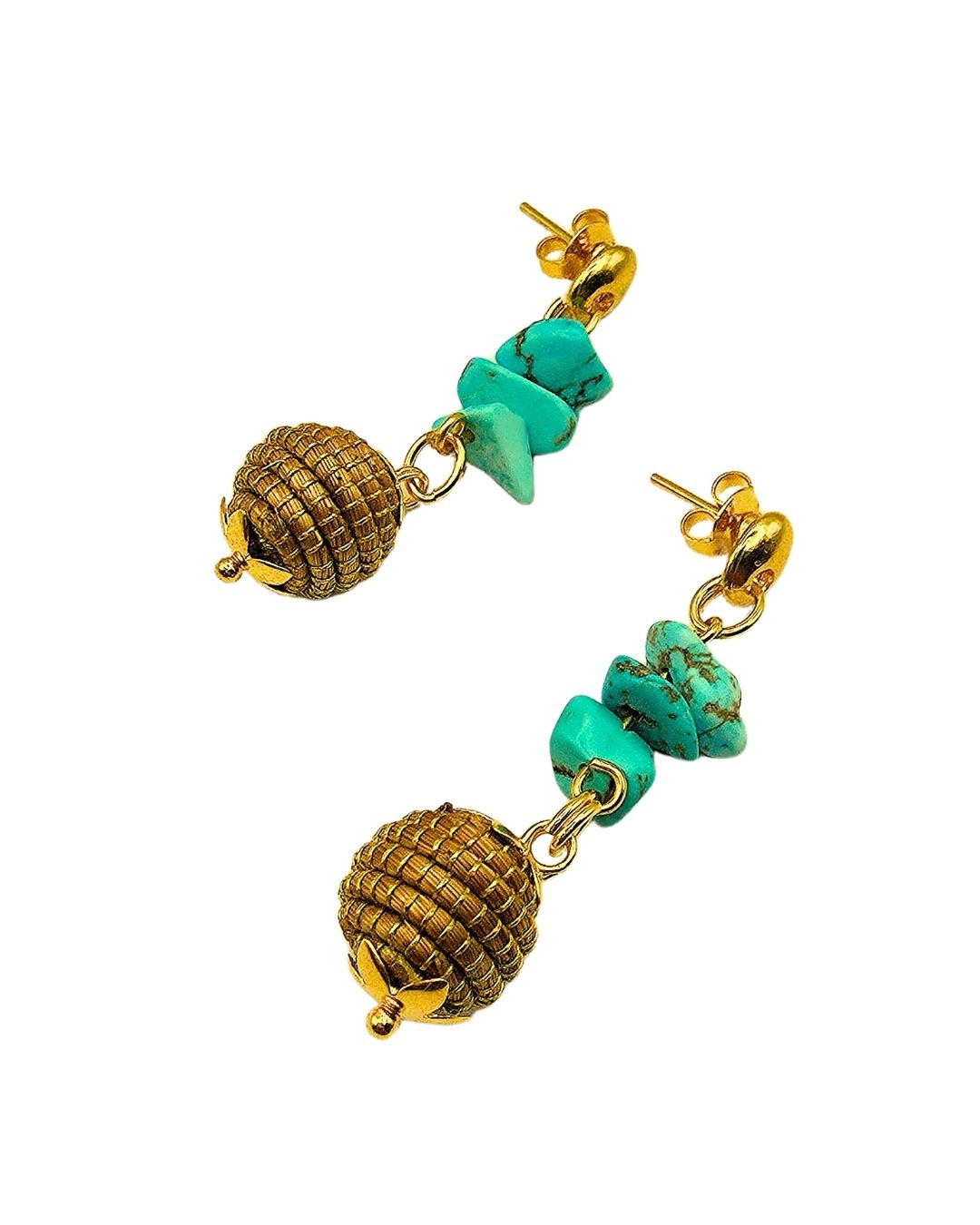 Golden Oasis Earrings