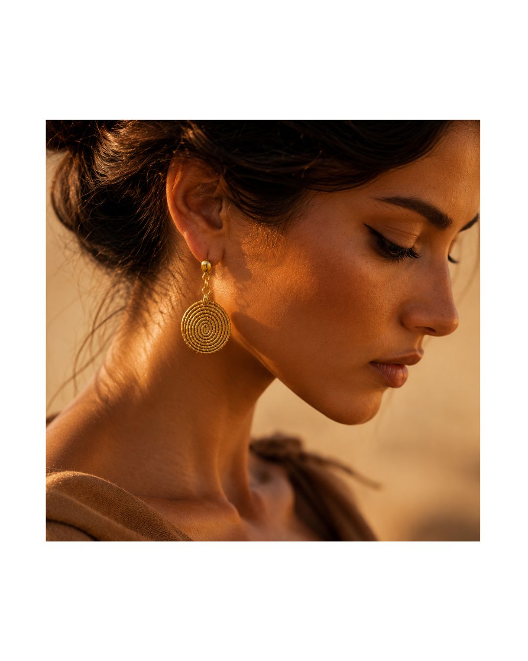 Golden Sun Earrings