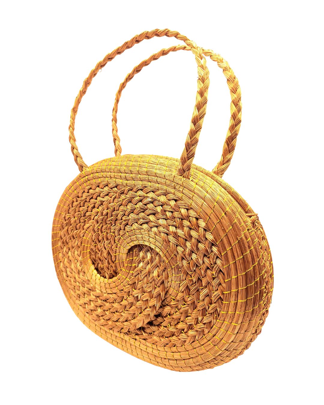 Golden Grass Spiral Bag