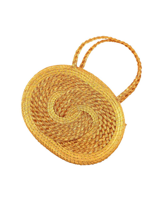 Golden Grass Spiral Bag