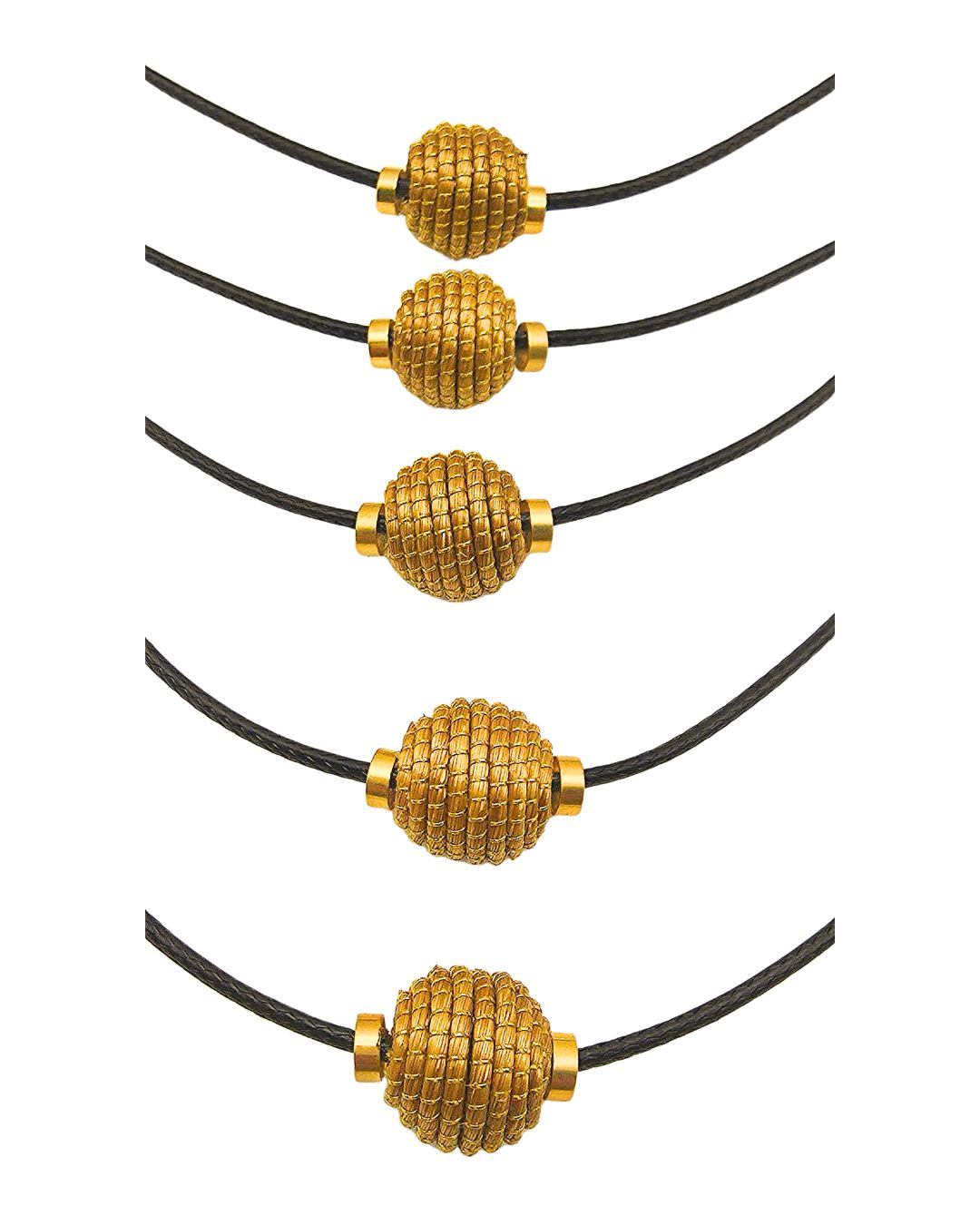 Golden Orbit Layered Necklace