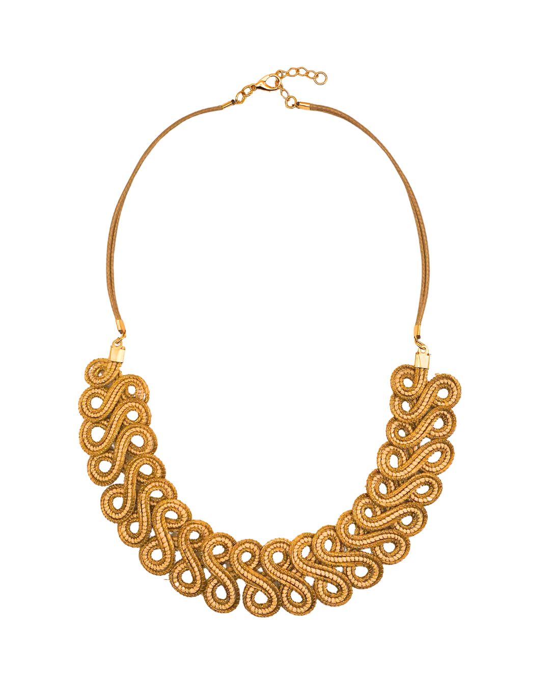 Golden Imperial Weave Necklace