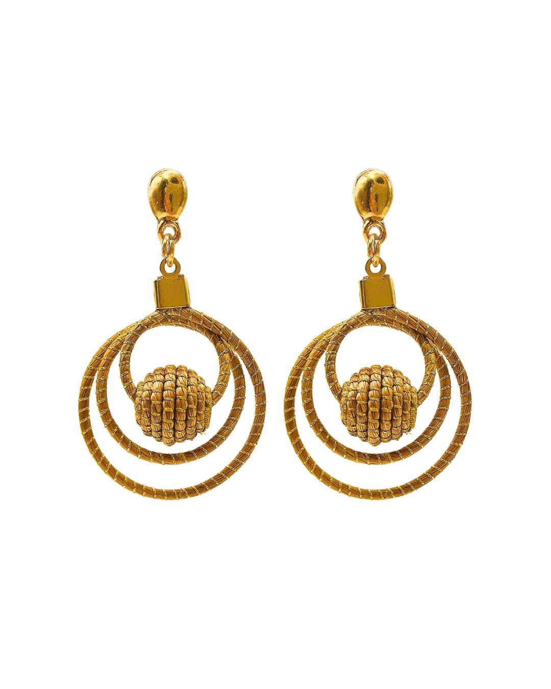 Golden Orbit Earrings