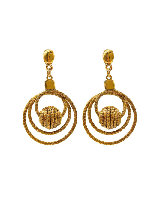 Golden Orbit Earrings