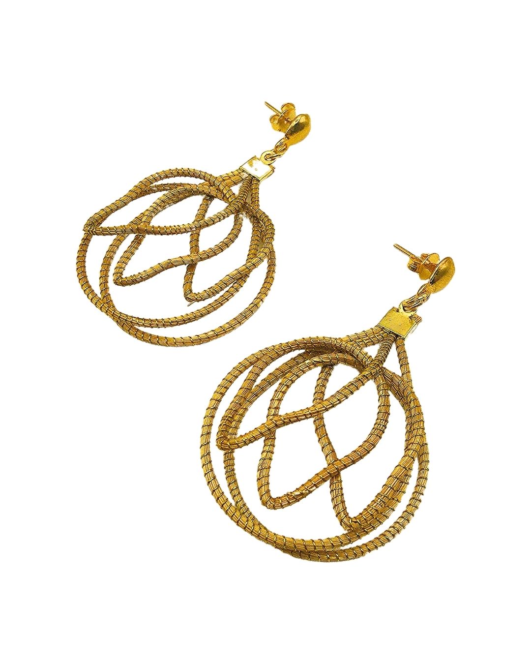 Golden Arabesque Earrings