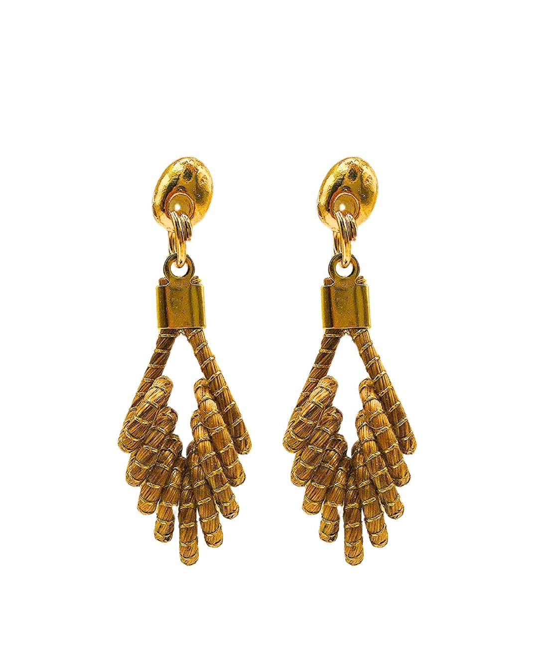 Golden Cascade Earrings
