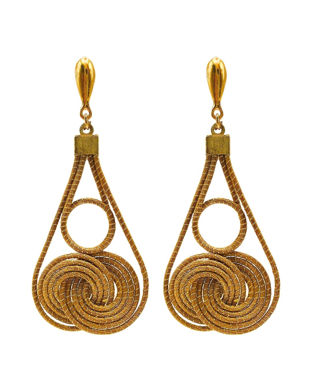 Sun Spiral Earrings