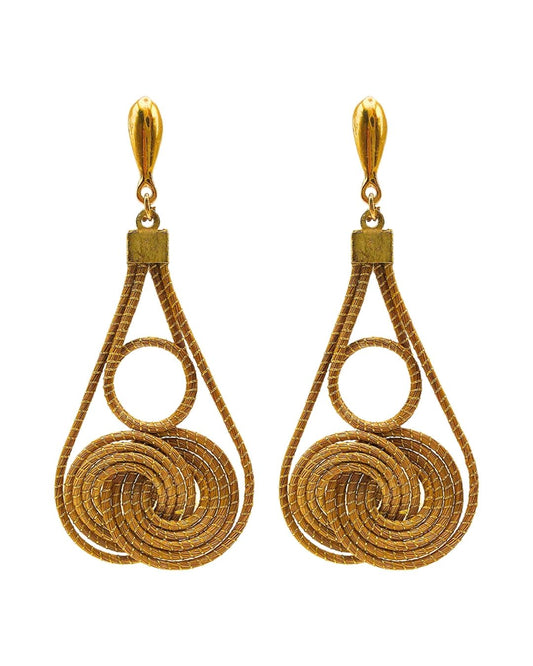 Sun Spiral Earrings