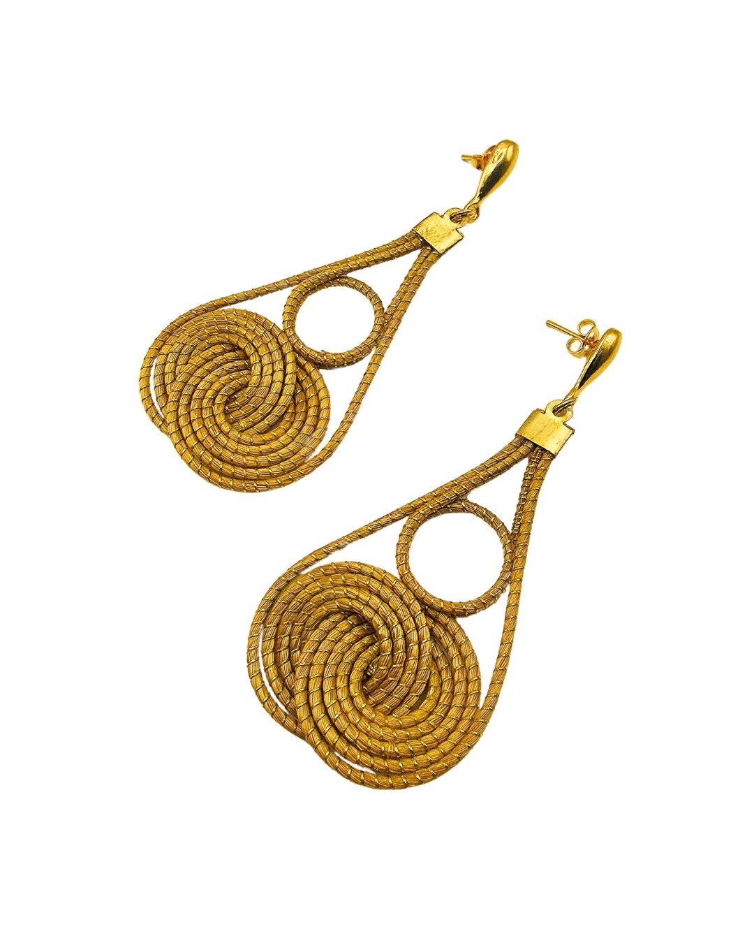 Sun Spiral Earrings
