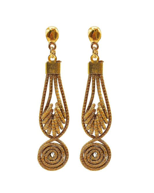 Golden Flame Earrings