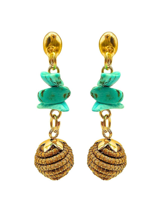 Golden Oasis Earrings