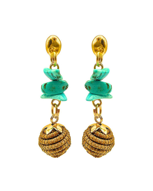 Golden Oasis Earrings