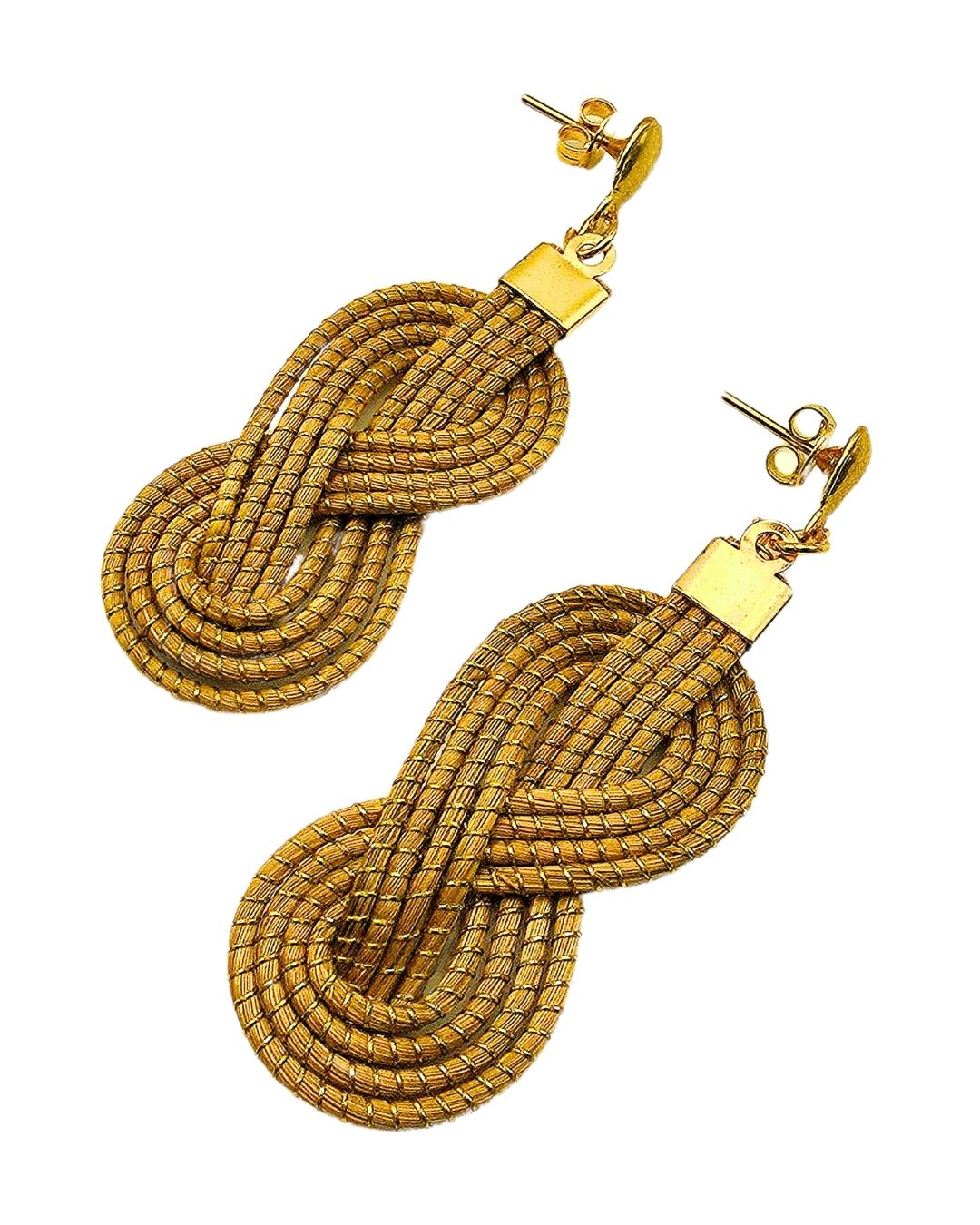 Golden Infinity Earrings