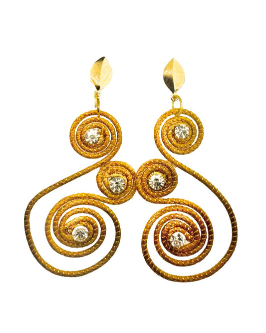 Golden Grass Earring Duck