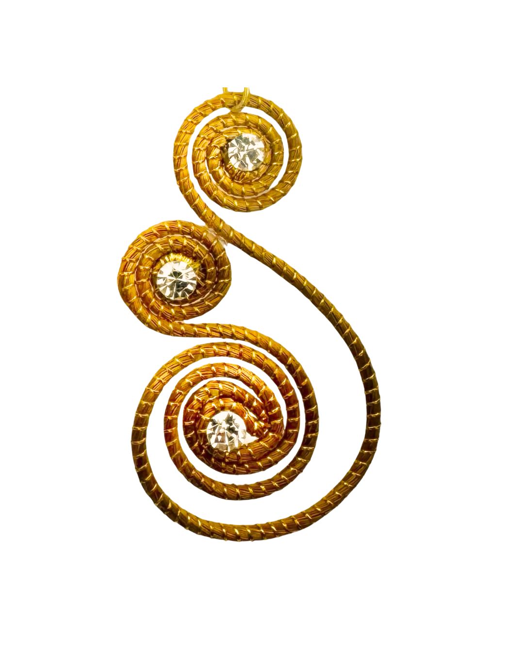Golden Grass Earring Duck