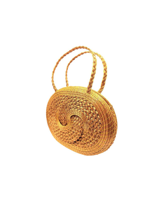 Golden Grass Spiral Bag