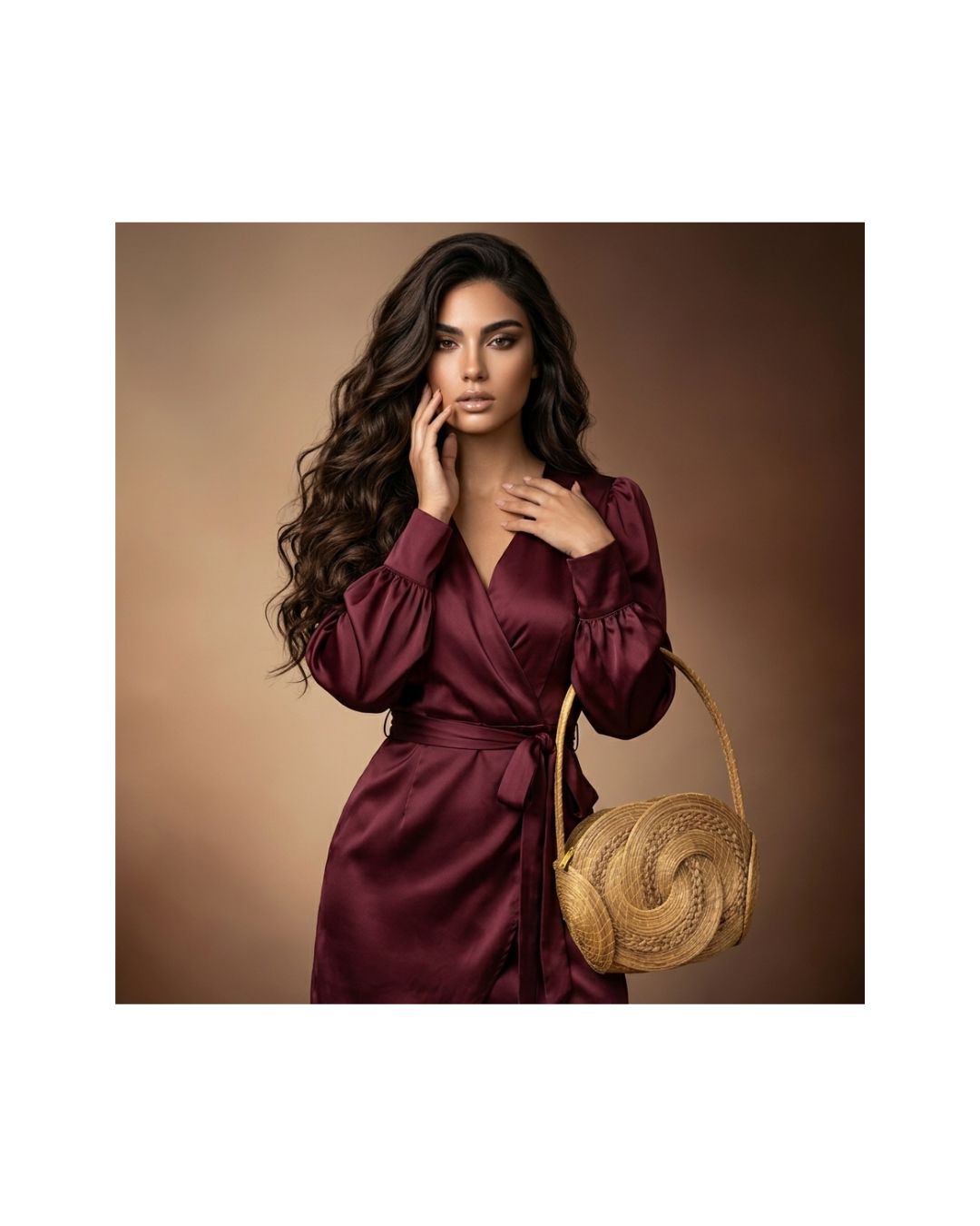 Golden Grass Twisted Bag