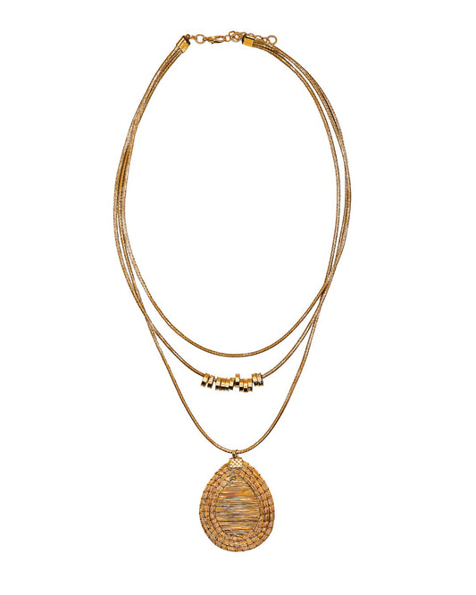 Golden Horizon Layered Necklace