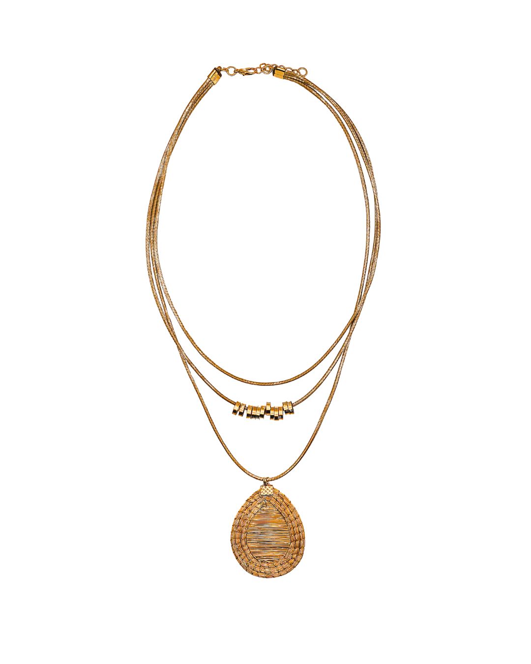 Golden Horizon Layered Necklace