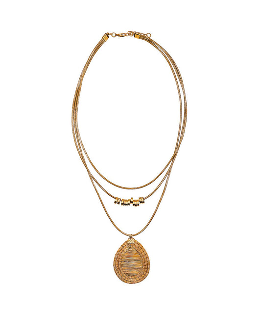 Golden Horizon Layered Necklace