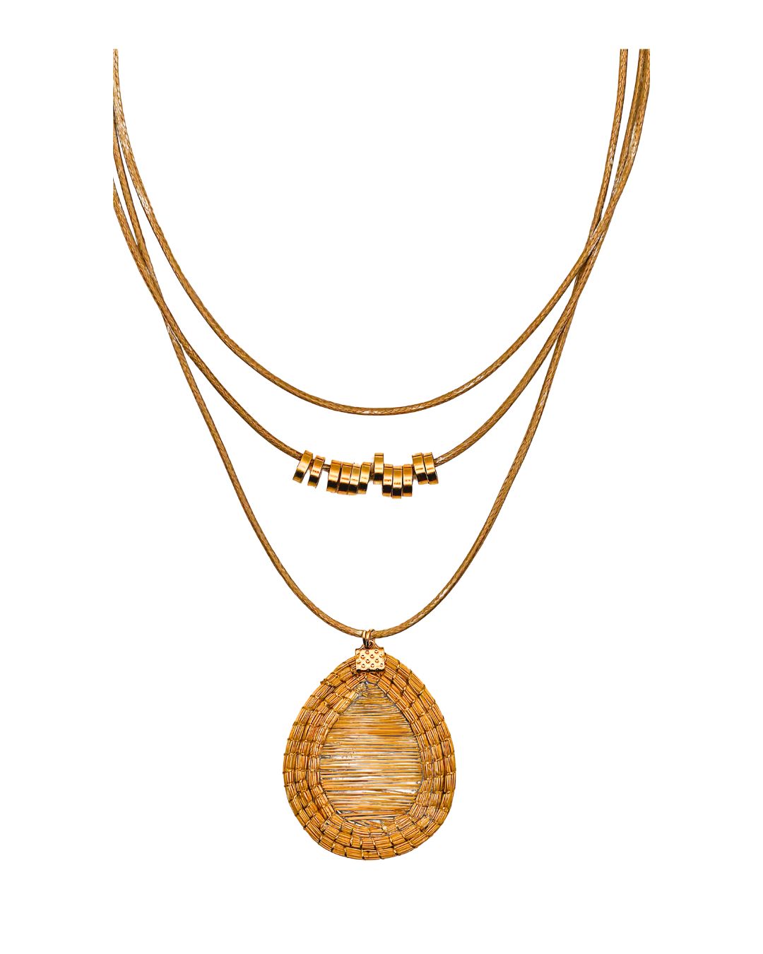 Golden Horizon Layered Necklace
