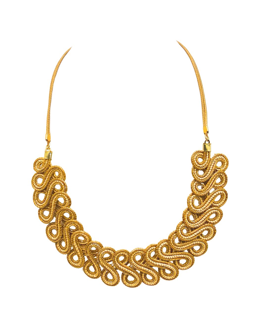 Golden Imperial Weave Necklace