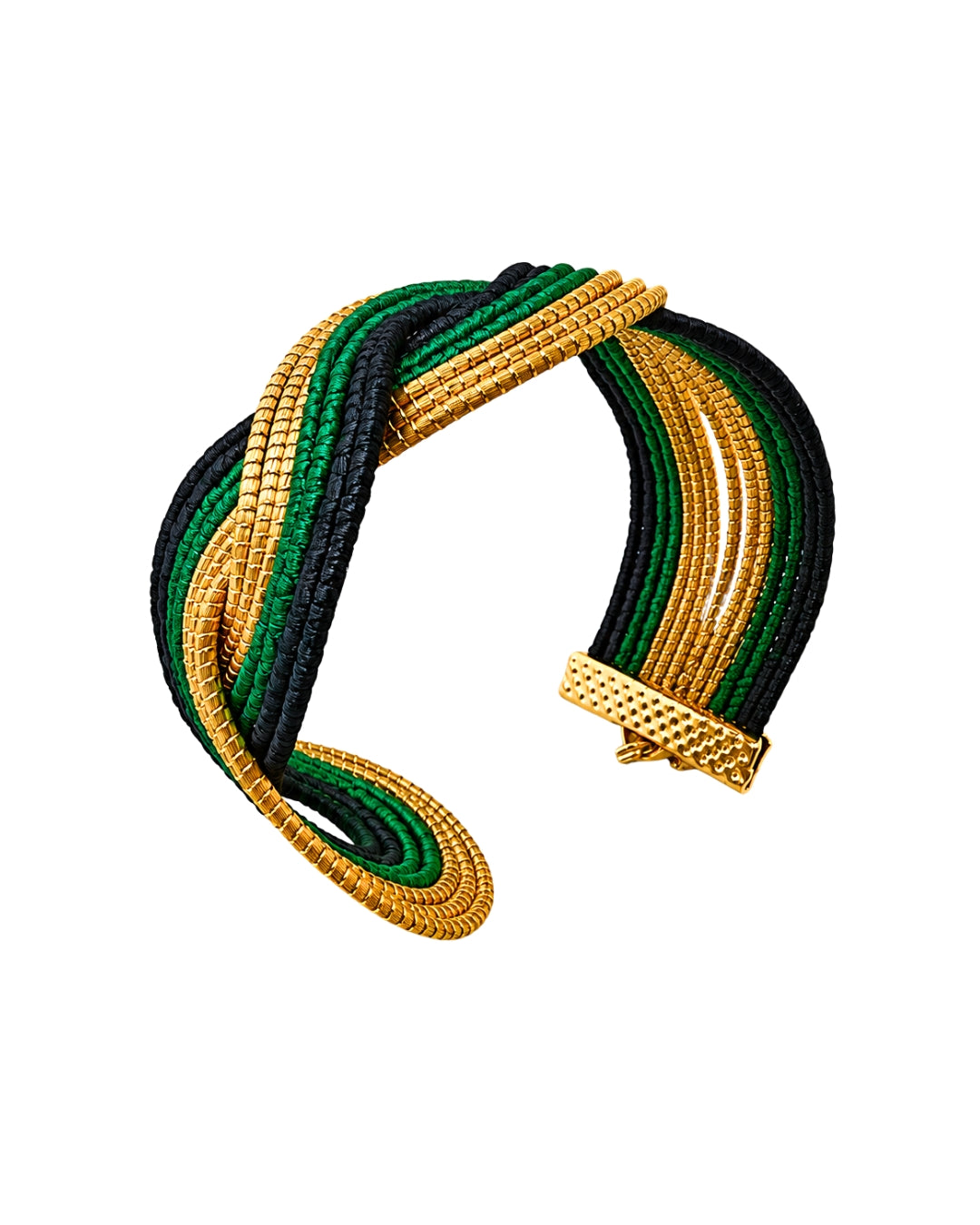 Tropical Waves Golden Grass Bracelet