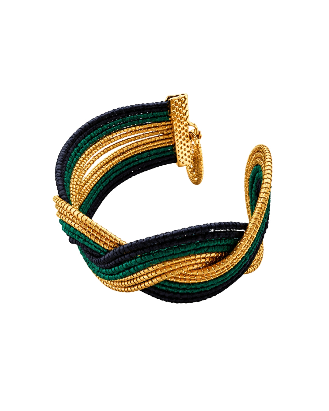 Tropical Waves Golden Grass Bracelet