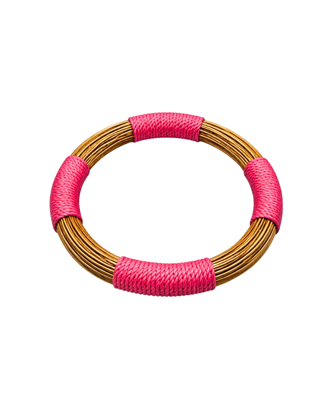 Forest Circles Golden Grass Bracelet