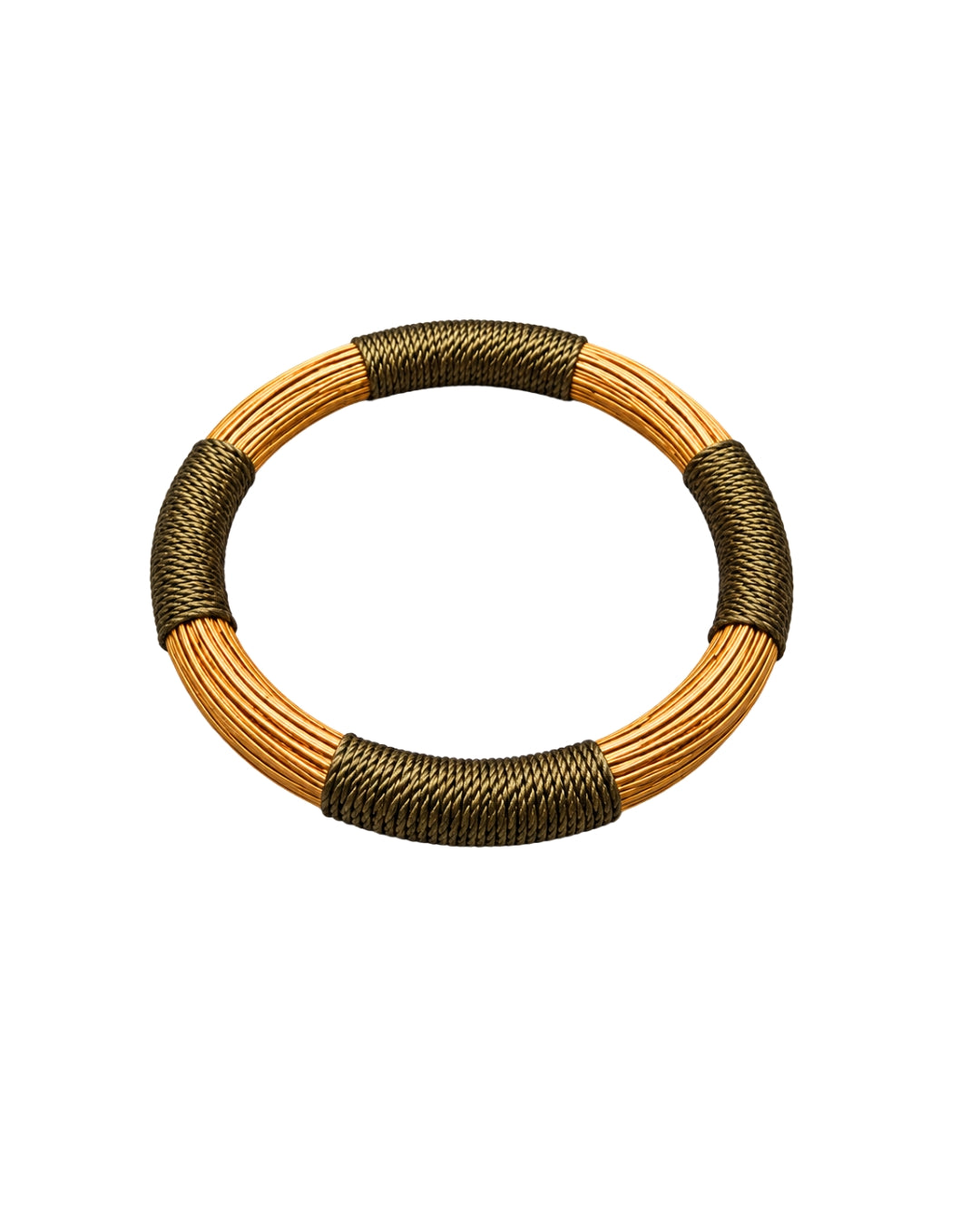 Forest Circles Golden Grass Bracelet