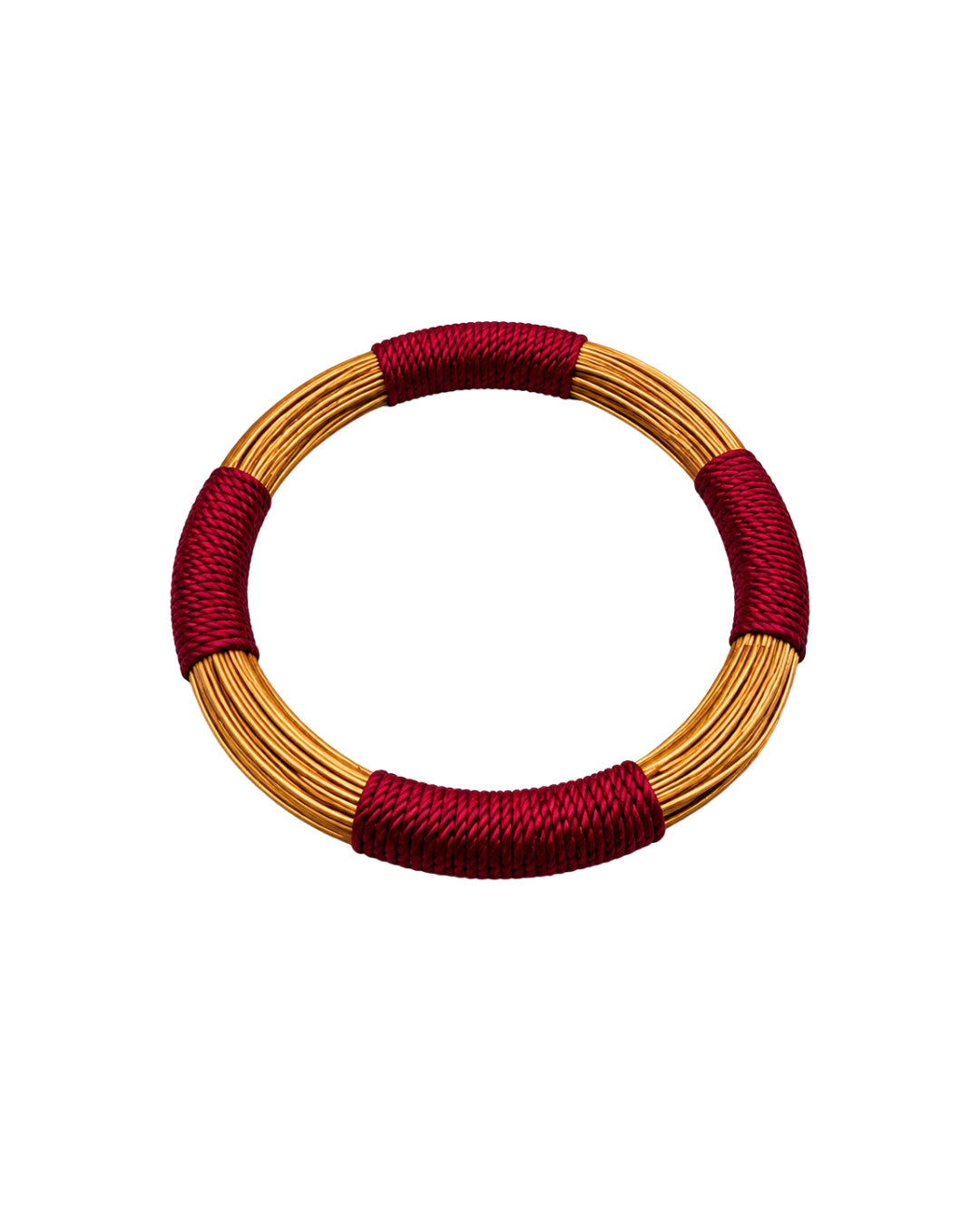 Forest Circles Golden Grass Bracelet