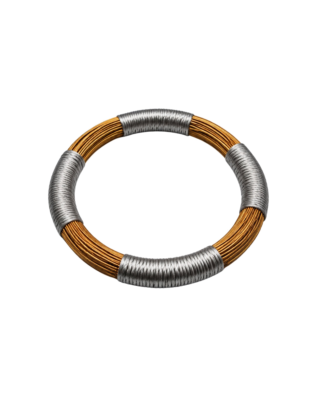 Forest Circles Golden Grass Bracelet